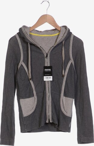 Marc Cain Sweatshirt & Zip-Up Hoodie in M in Grey: front