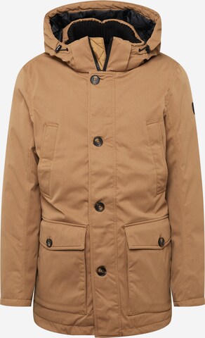 TOM TAILOR Winterparka 'Arctic' in Bruin: voorkant