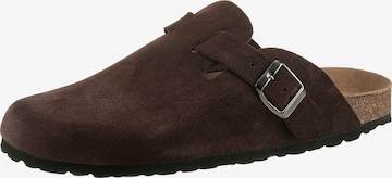 Man's World Clog in Braun: Vorderseite