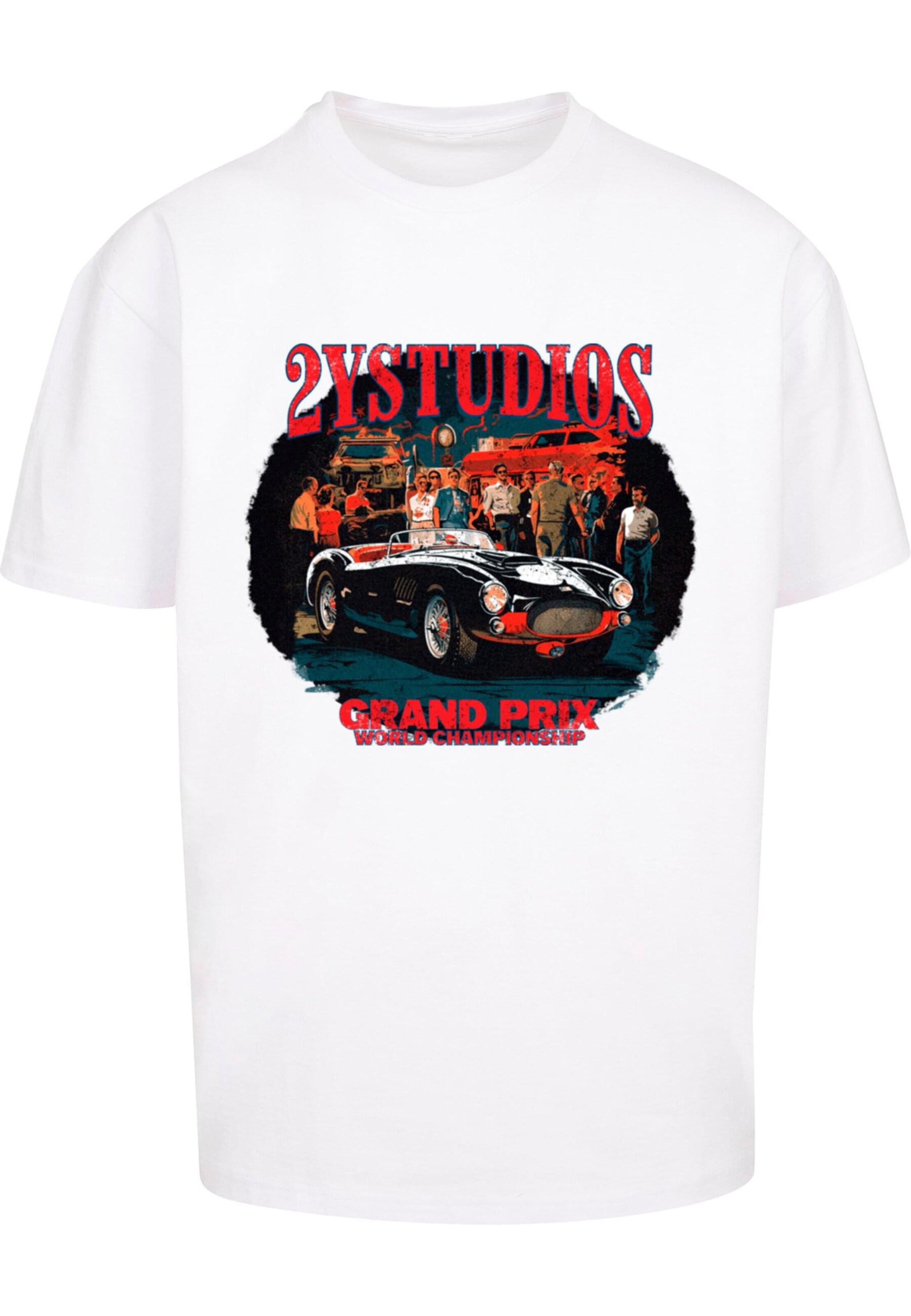 2Y Studios Shirt 'World Championship' in White: front