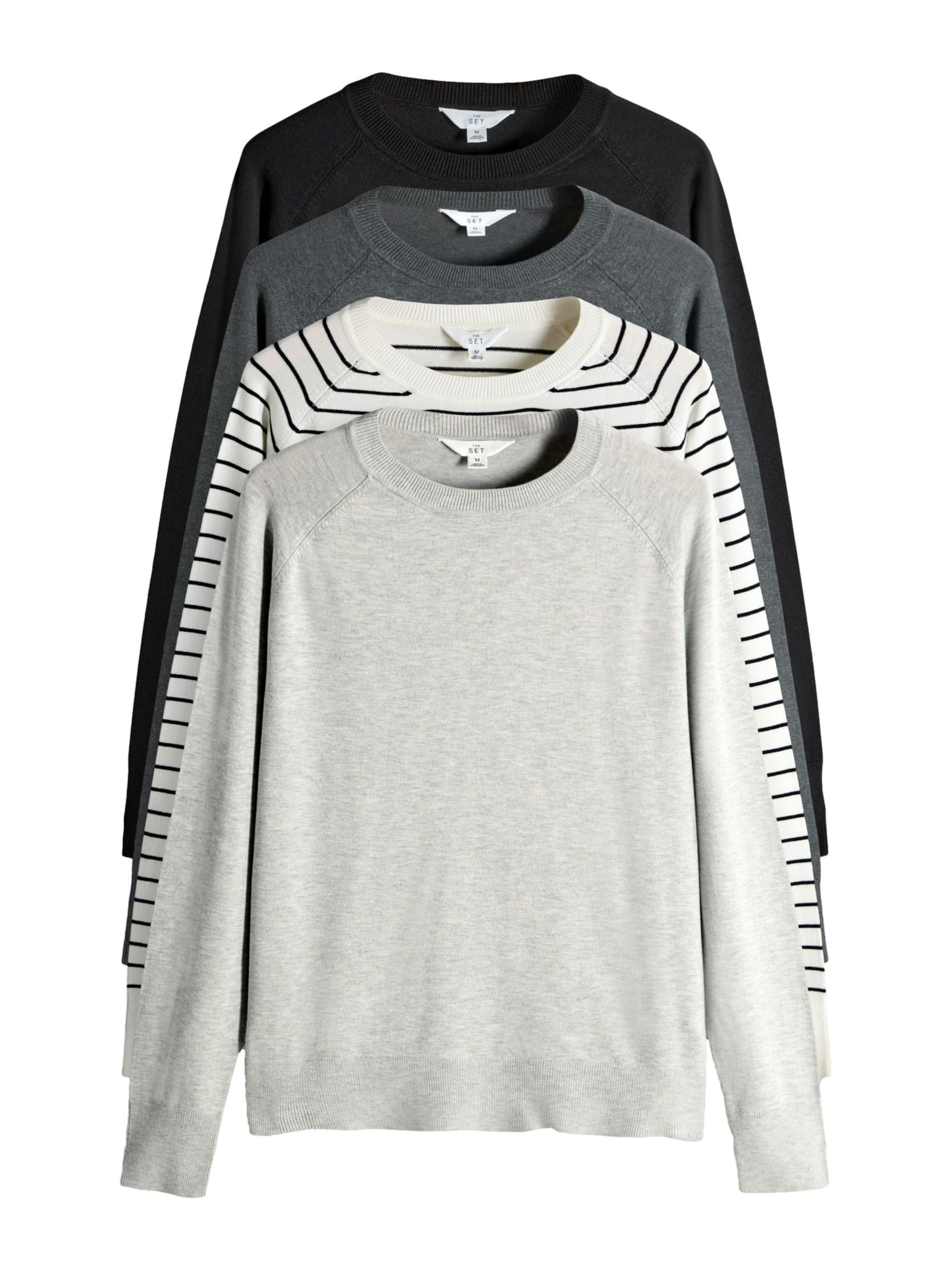 Pullover di The Set in grigio: frontale