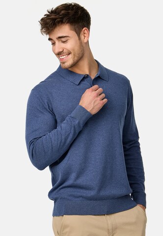 INDICODE JEANS Trui 'Chips' in Blauw