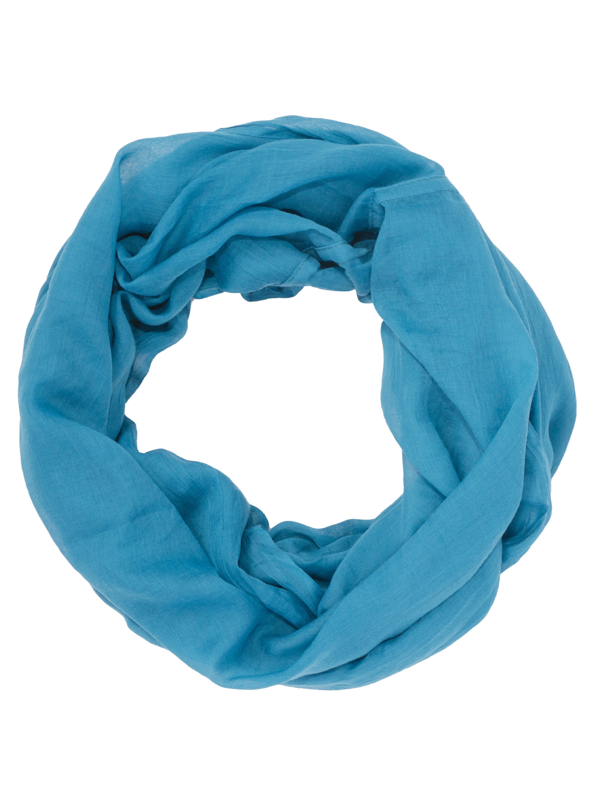 Écharpe tube 'Carina' Seasons of April en bleu : devant