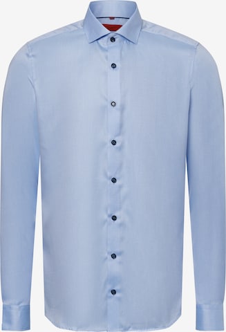 Finshley & Harding Slim fit Business shirt in Blue: front