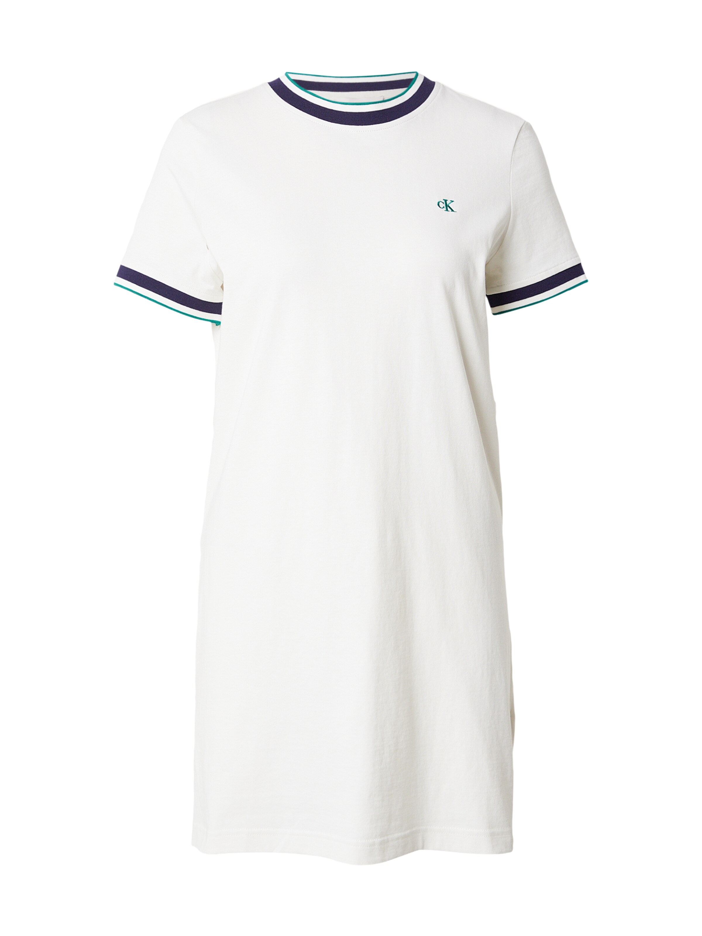 Calvin Klein Jeans Рокля в черно / бяло, Преглед на продукта