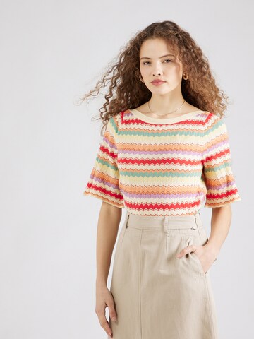 King Louie Pullover 'Ivy Hadley' in Mischfarben: Vorderseite