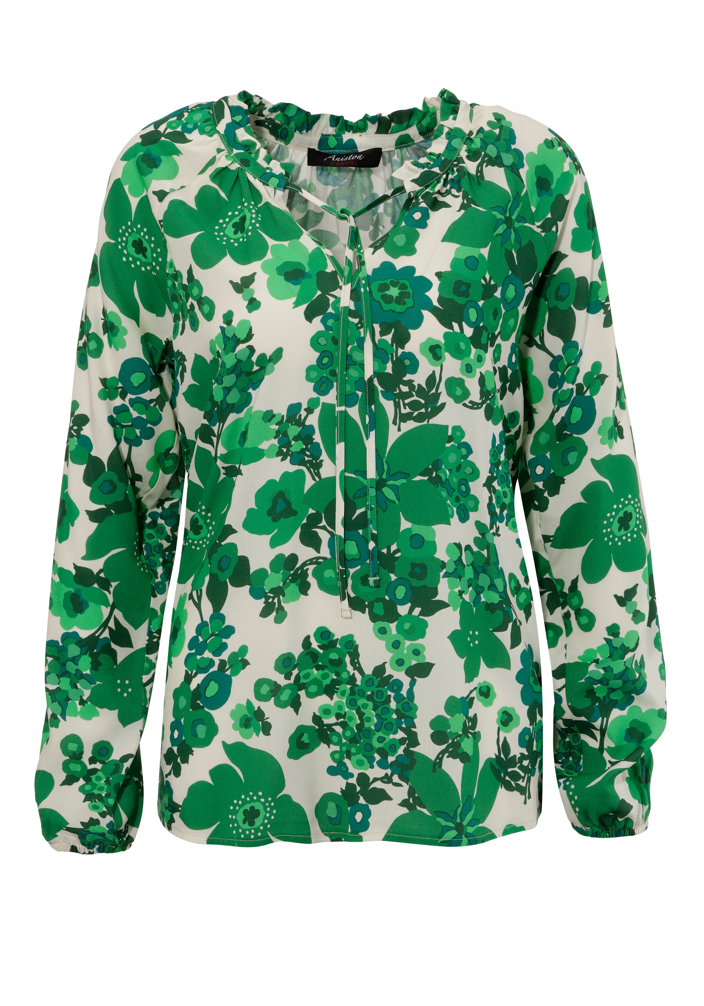 Aniston CASUAL Bluse in Grün: Vorderseite