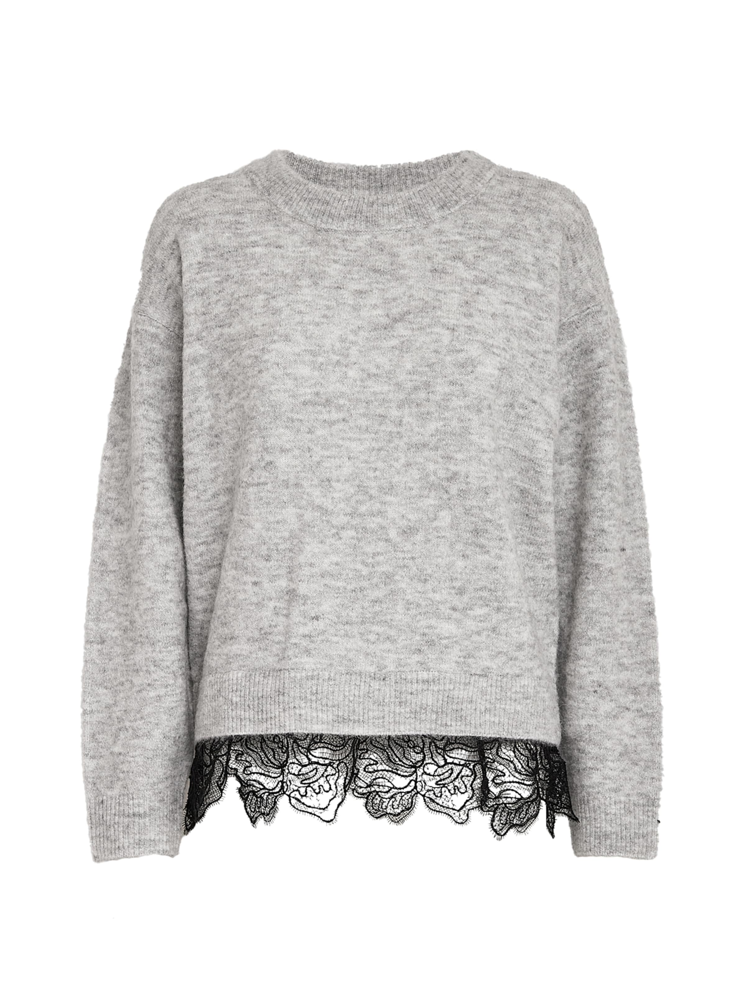 minus - Top 'Feline' en gris: frente