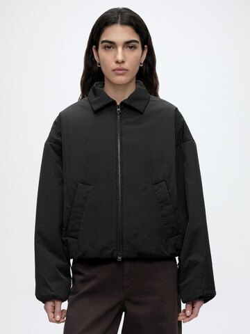 HUGO Демисезонная куртка 'Faro-1_B' в Черный: спереди