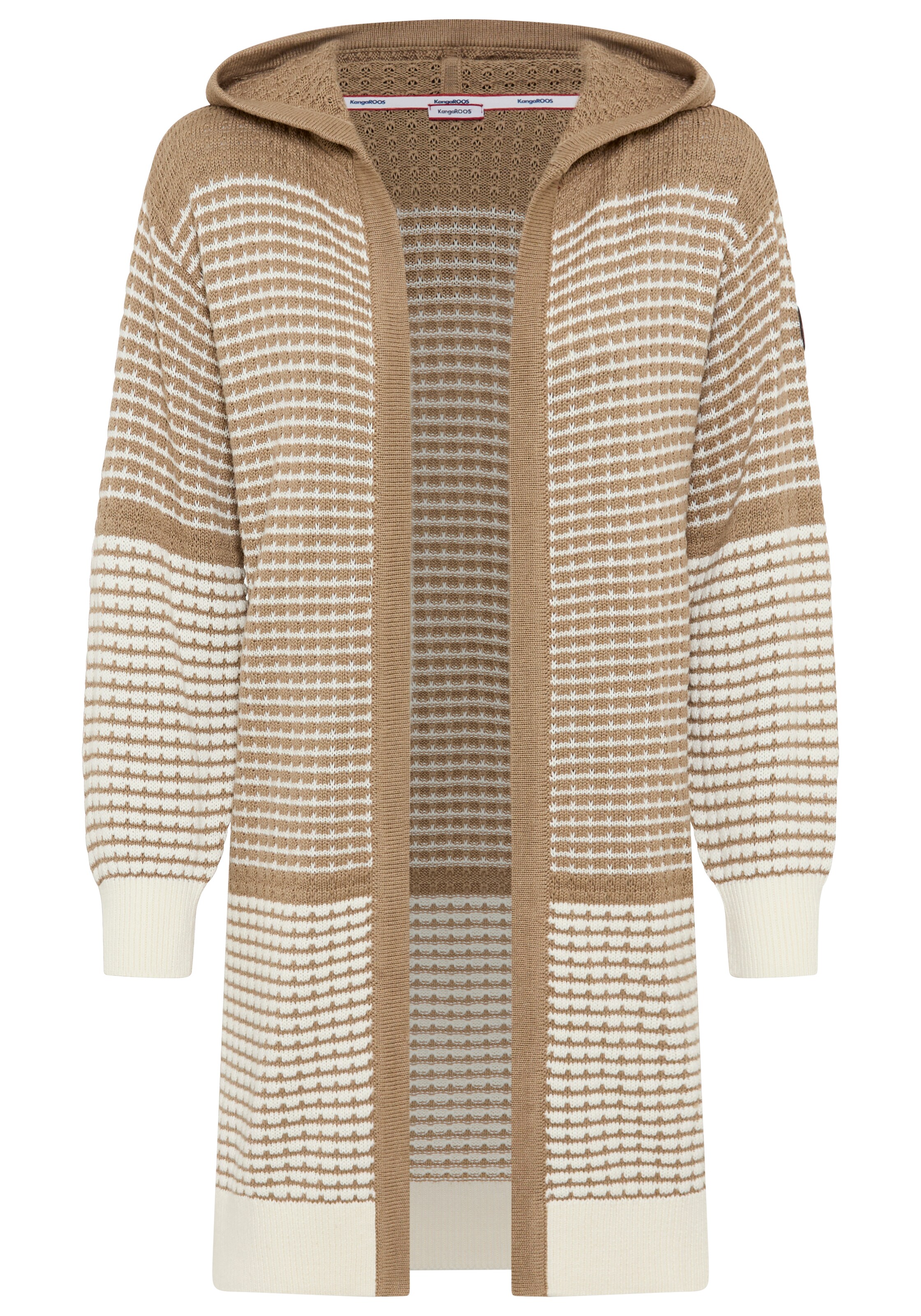 KangaROOS Strickjacke in Beige: Vorderseite