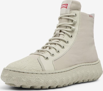 CAMPER Lace-Up Ankle Boots ' Ground ' in Grey: front