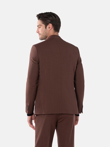 BENVENUTO Slim fit Business-colbert '4032' in Bruin
