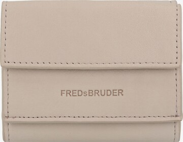 FREDsBRUDER Wallet in Brown: front