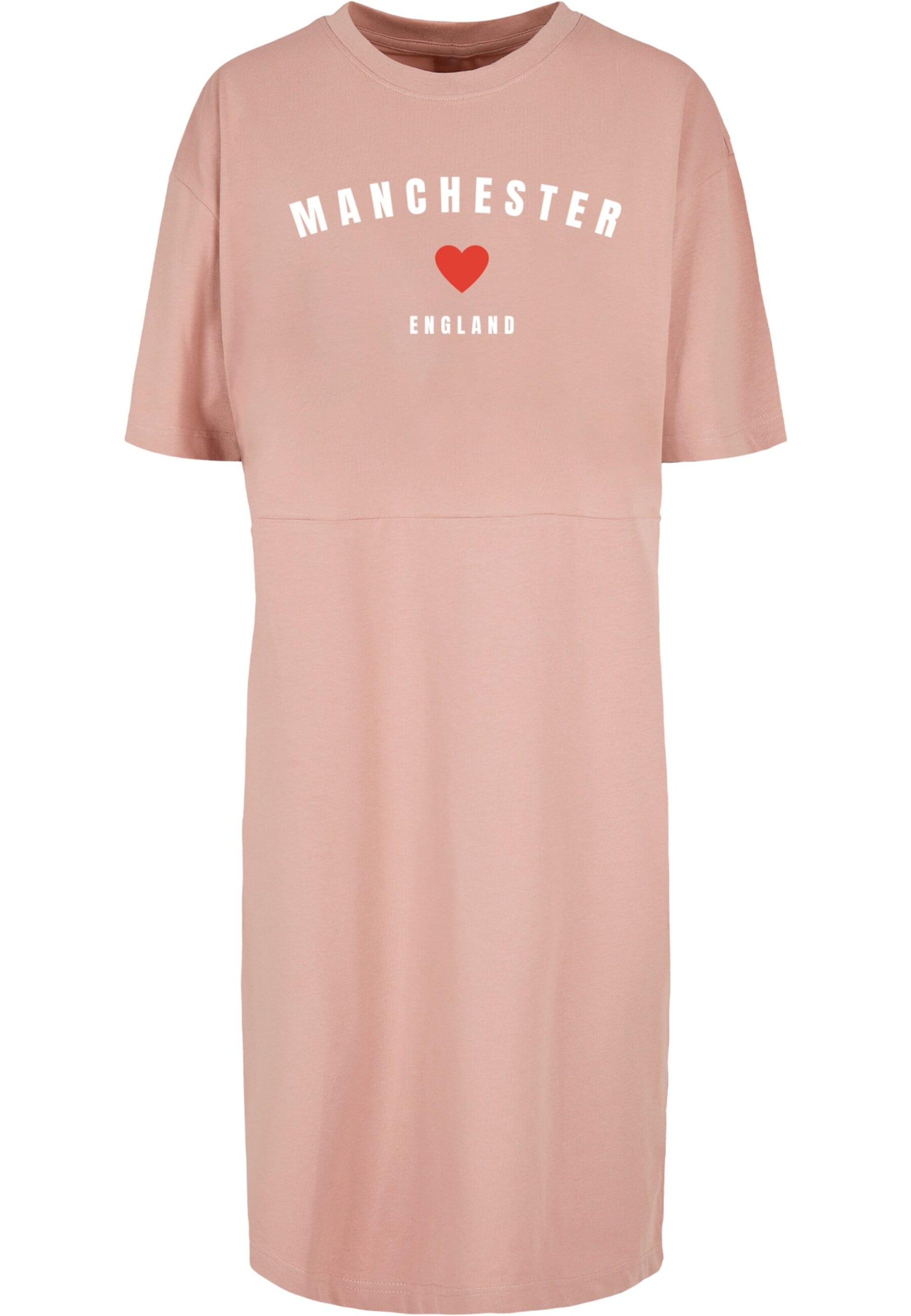 Merchcode Kleid 'Manchester' in Pink: Vorderseite