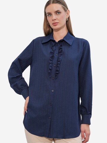 Bigdart - Blusa 'Hemden' em azul