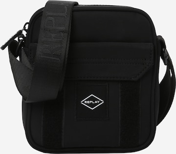 REPLAY - Bolso de hombro en negro: frente