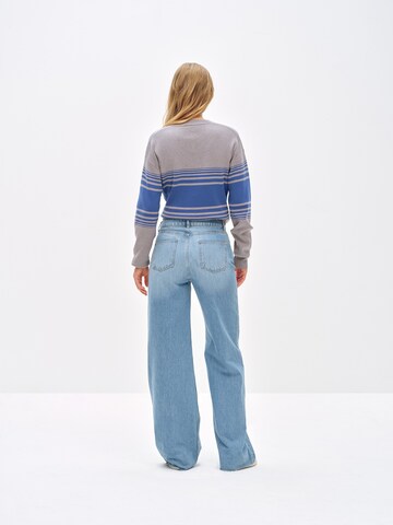 ABOUT YOU x Toni Garrn Wide Leg Jeans 'Glenn' i blå