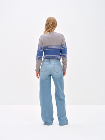 ABOUT YOU x Toni Garrn Wide Leg Jeans 'Glenn' in Blau