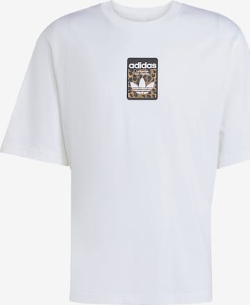 T-Shirt 'Leo' ADIDAS ORIGINALS en blanc : devant