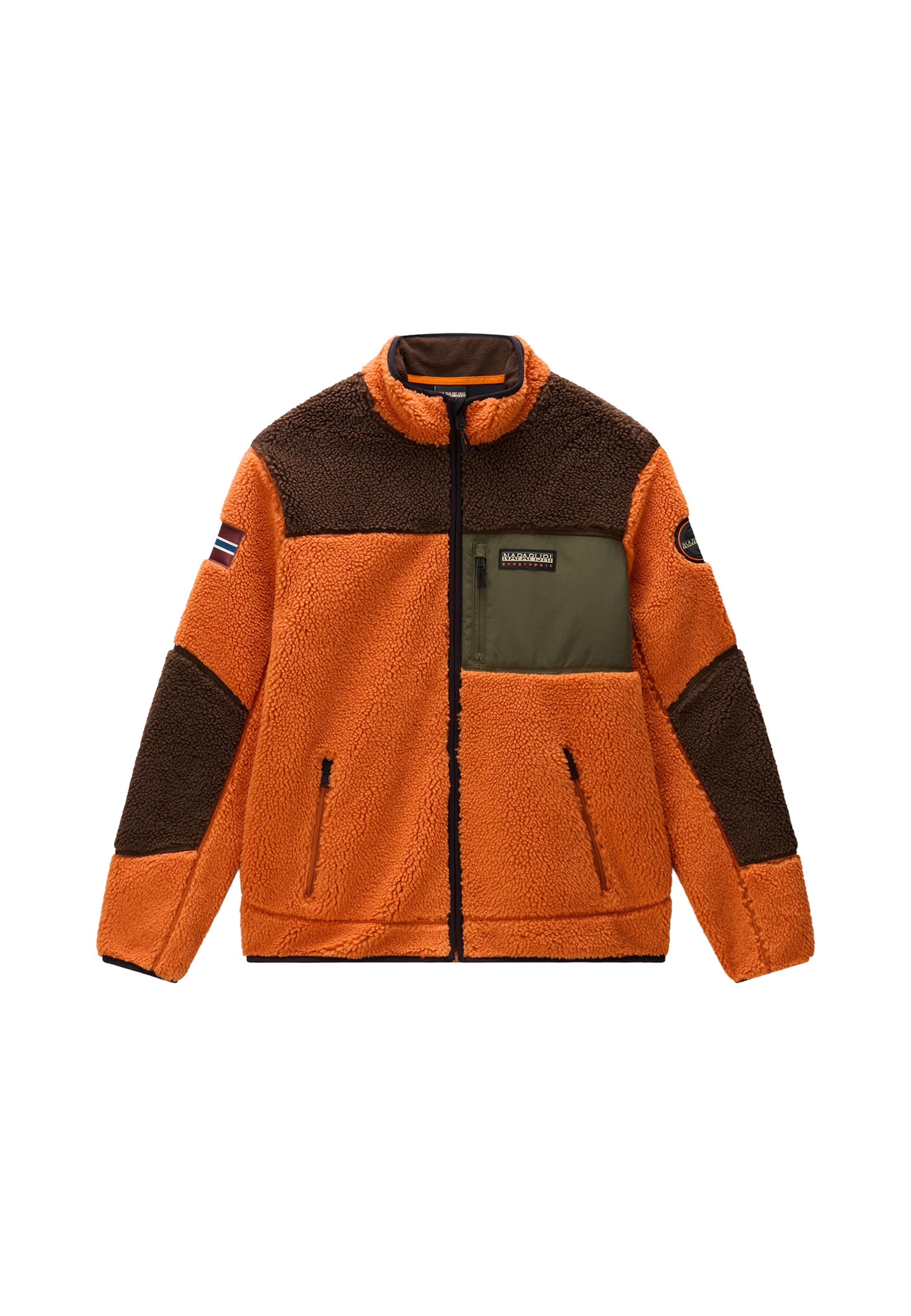 NAPAPIJRI - Chaqueta polar 'Yupik 5' en naranja: frente