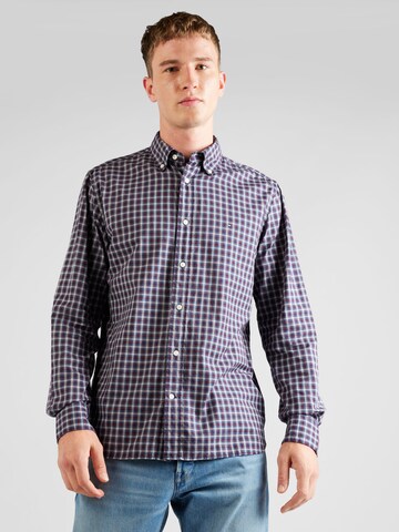 Coupe regular Chemise TOMMY HILFIGER en bleu : devant