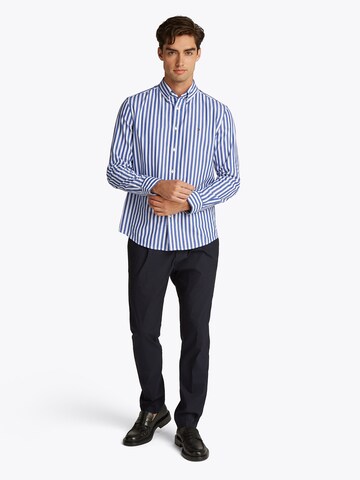 TOMMY HILFIGER Regular fit Skjorta 'Flex' i blå