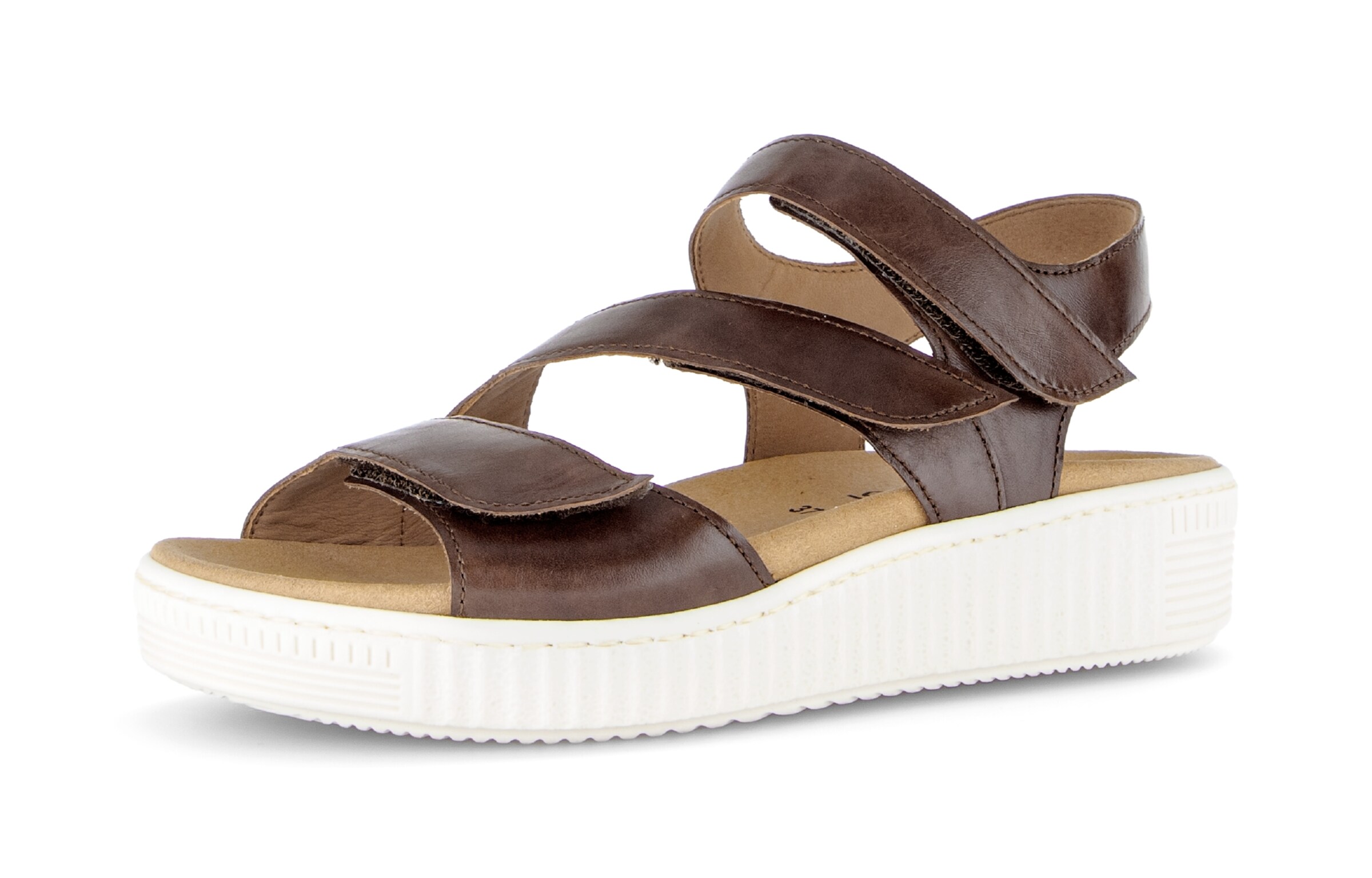 GABOR Strap Sandals in Brown: front