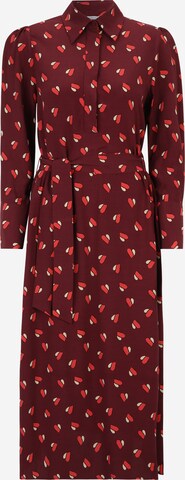 Robe-chemise SEIDENSTICKER en rouge : devant