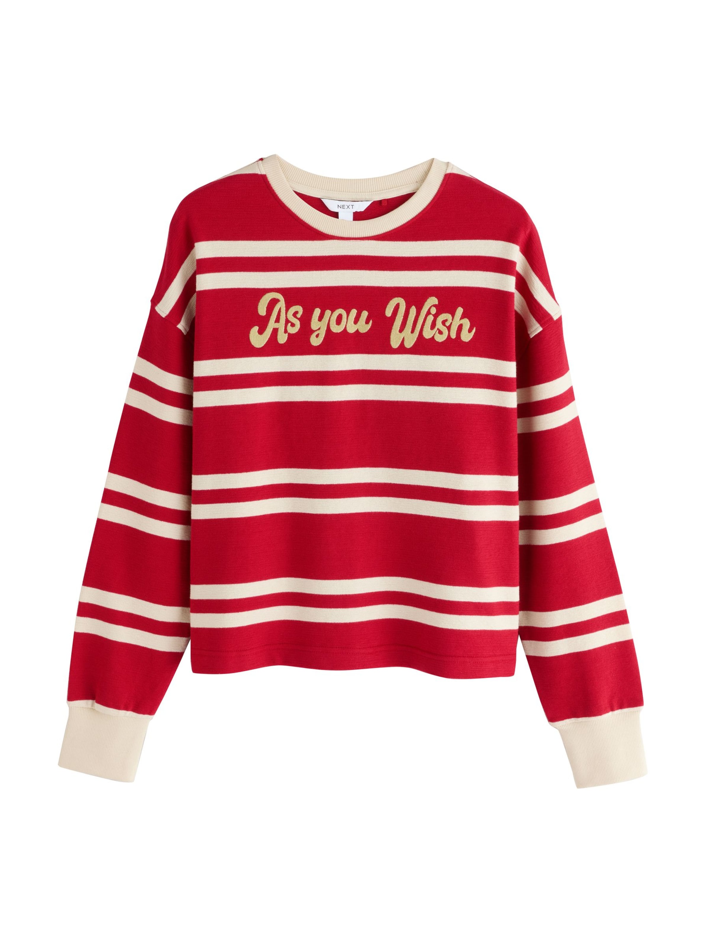 Next Pulóver - piros: elől