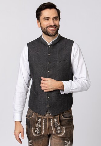 STOCKERPOINT Traditional Vest 'Pino' in Grey: front