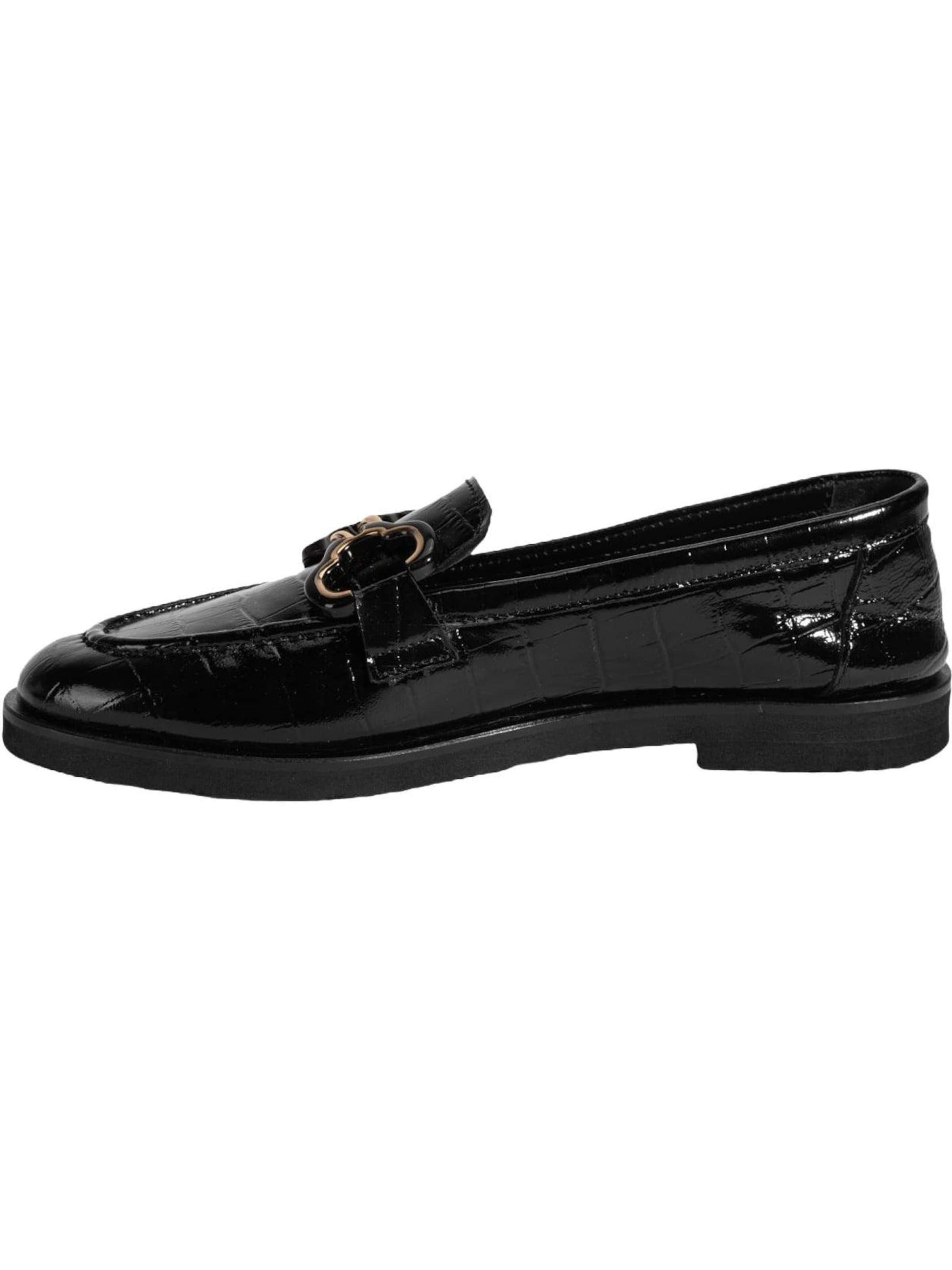 Desa Mocassins 'Beleg' in Zwart