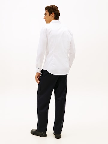 TOMMY HILFIGER Regular fit Overhemd 'FLEX' in Wit