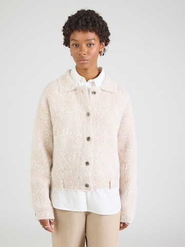 Cardigan 'Bubbly' RINO & PELLE en marron : devant