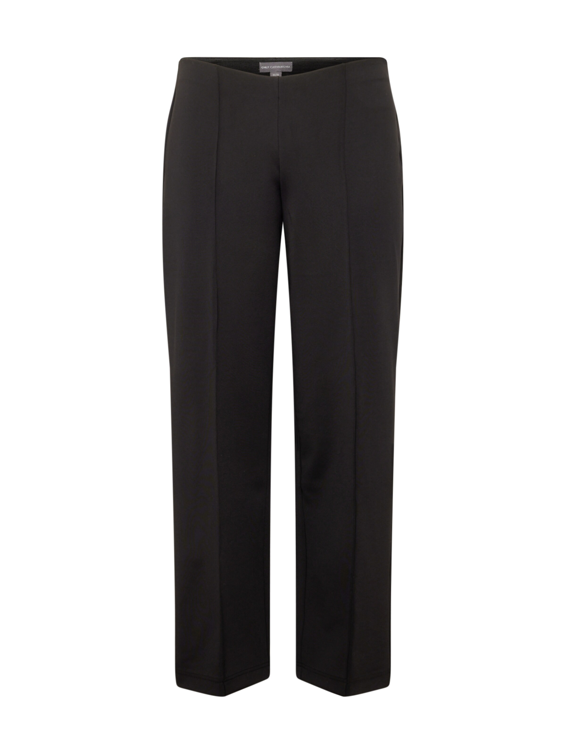 ONLY Carmakoma Regular Bandplooibroek 'LAUREL' in Zwart: voorkant