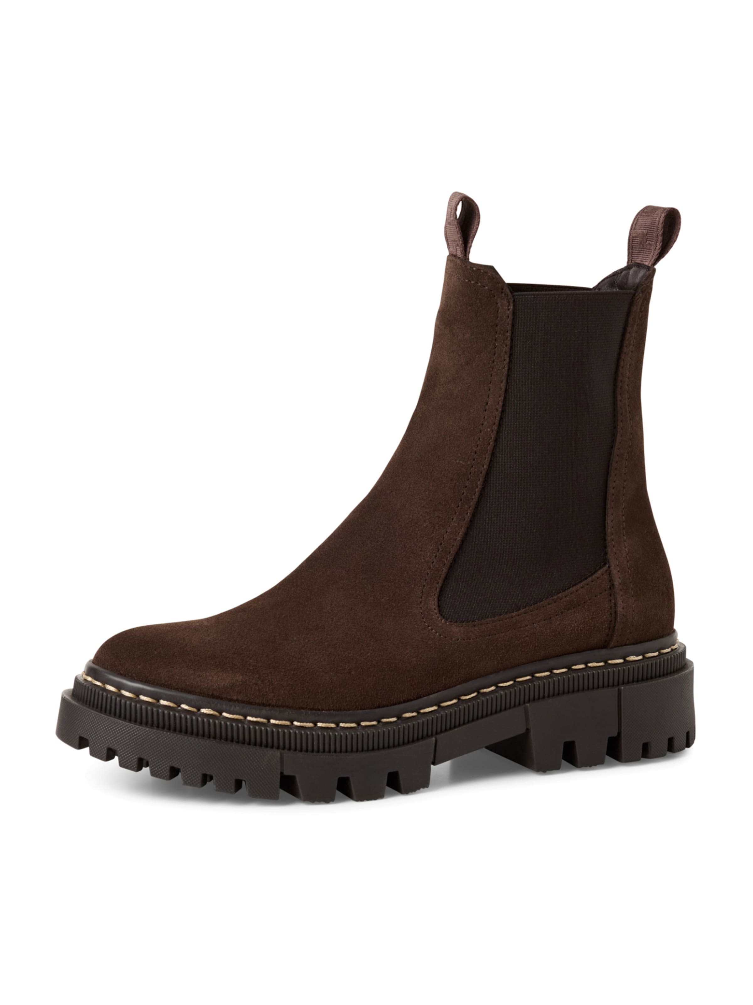 Tamaris Chelsea Boots in Brown: front