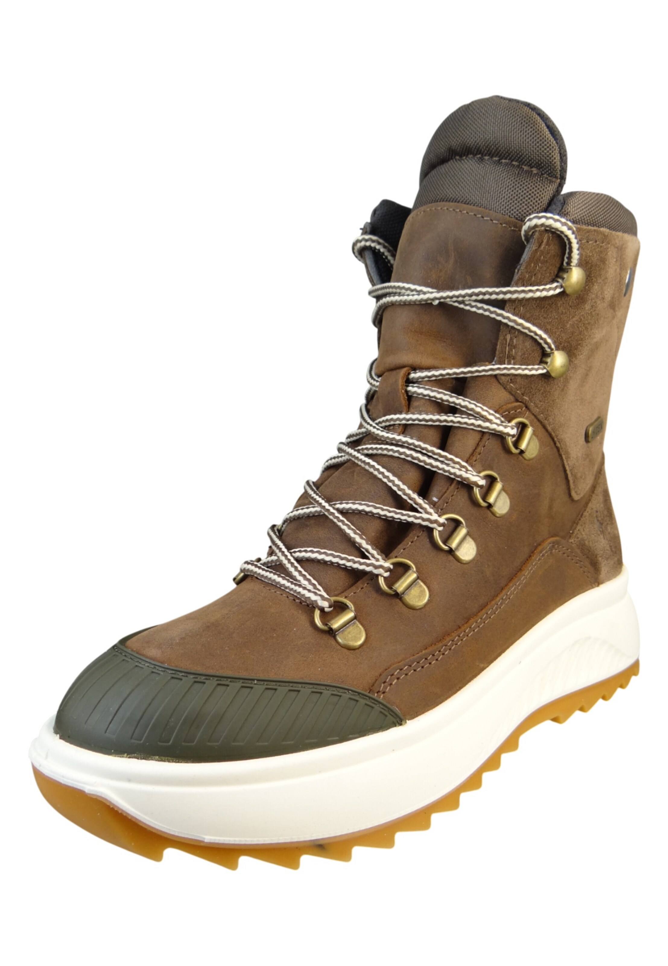 Bottes à lacets Lackner en marron : devant