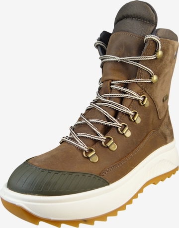 Bottes à lacets Lackner en marron : devant