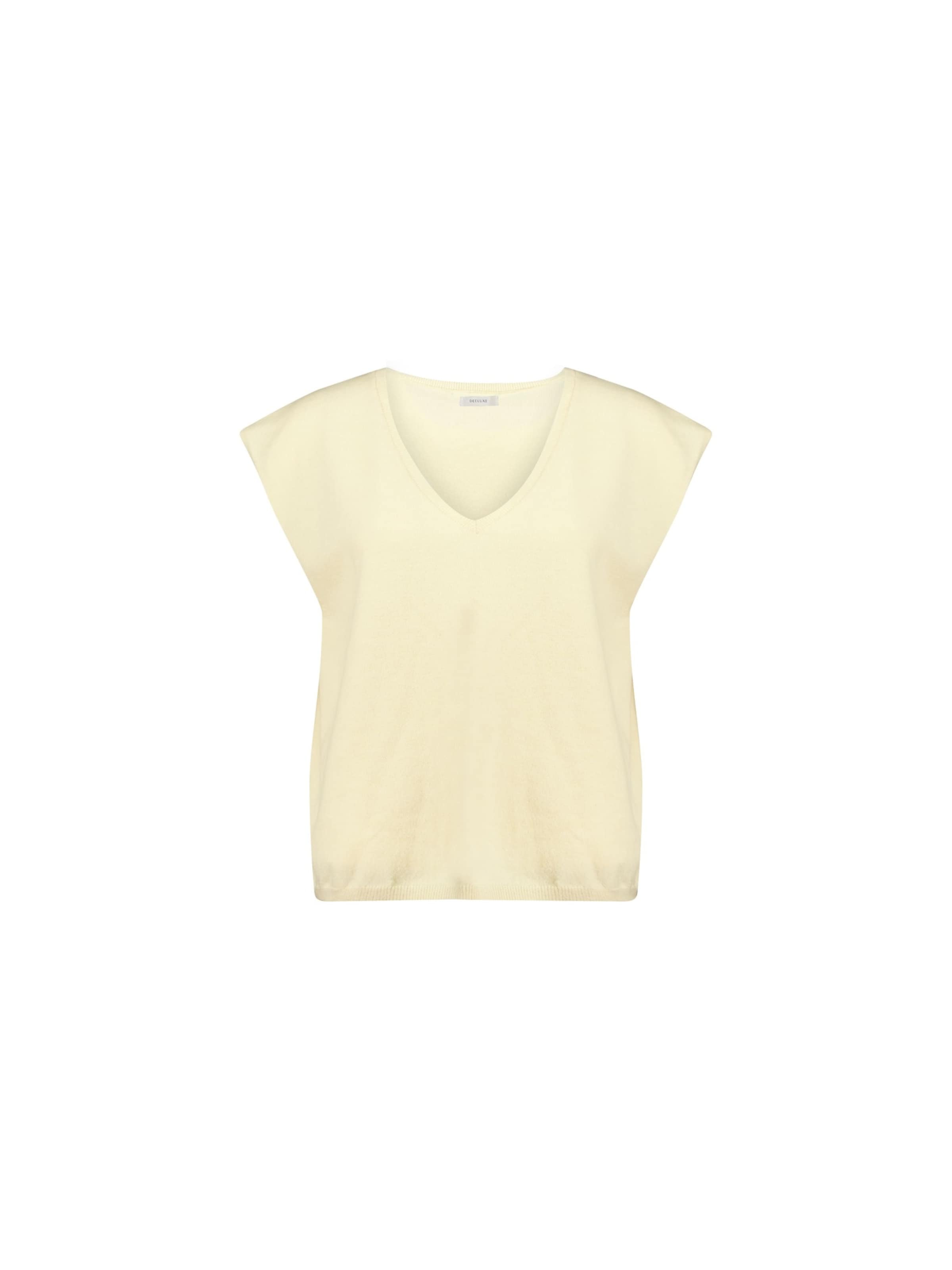 Pull-over 'Miria' Deeluxe en beige : devant