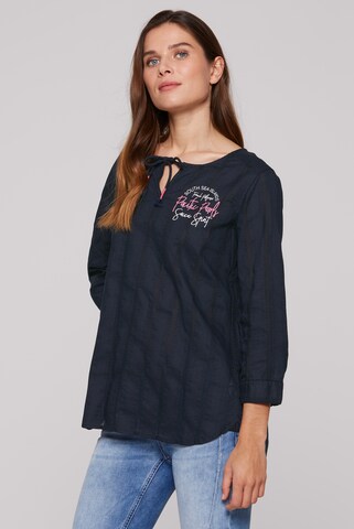 Soccx Blouse in Black: front
