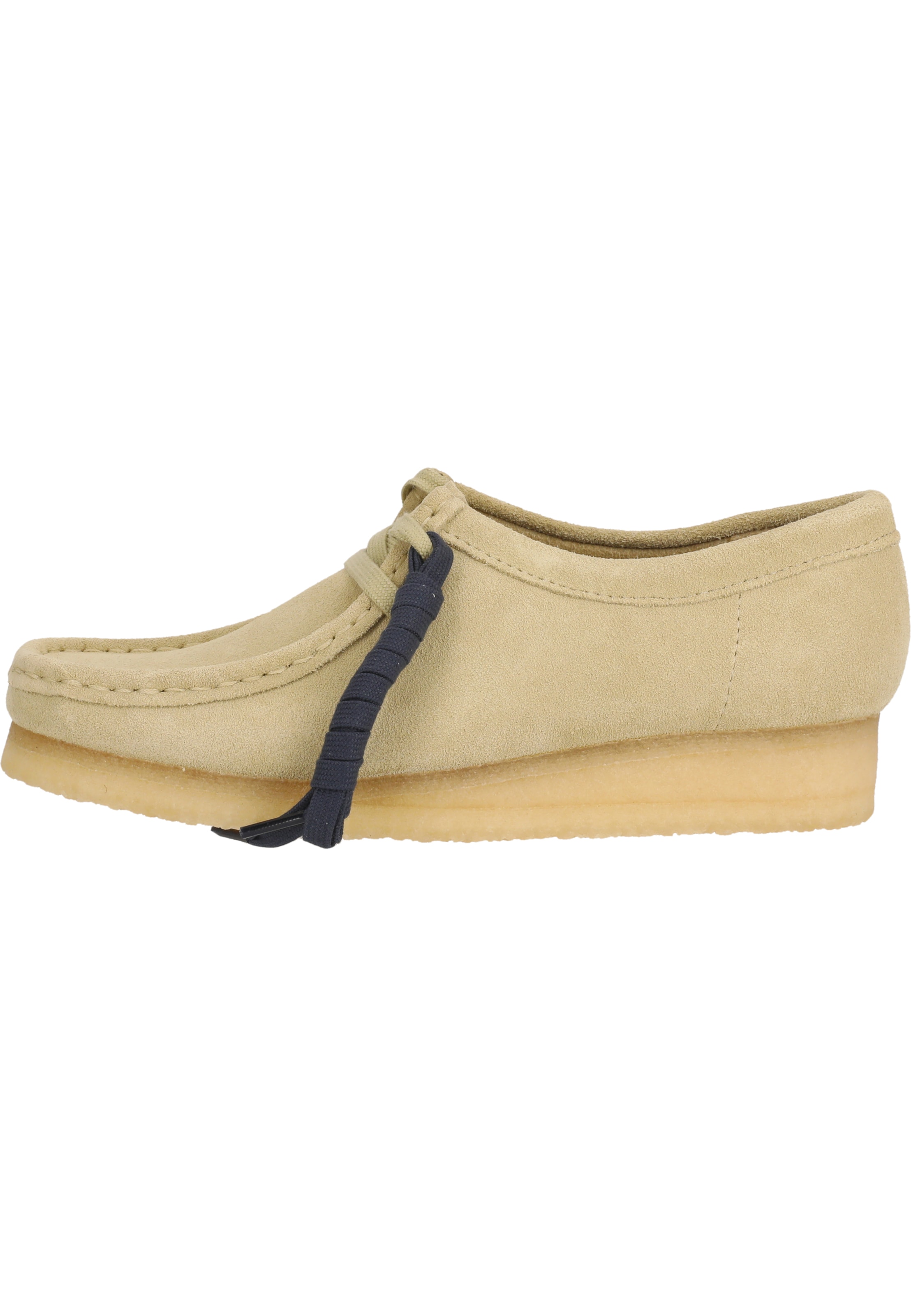 CLARKS Lace-up shoe 'Wallabee Maple Suede' in Beige