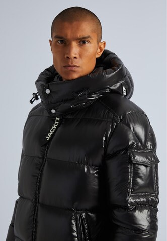 JACK1T Winterjas 'Slick' in Zwart