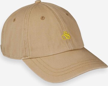 Cappello da baseball di SCOTCH & SODA in beige: frontale