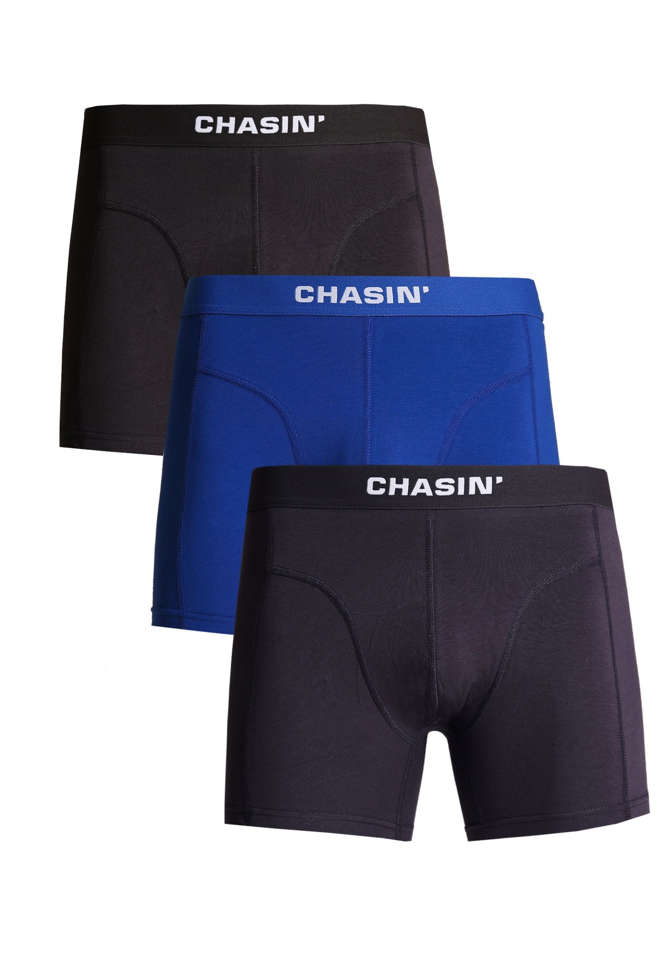 CHASIN' Boxer shorts 'Thrice Atmos' in Blue: front
