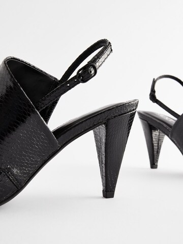 Décolleté sling di Next in nero