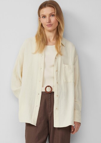 s.Oliver Blouse in Beige: voorkant