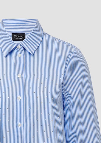 s.Oliver BLACK LABEL Blouse in Blauw