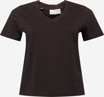 Selected Femme Curve Shirt 'NANNA' in de kleur Zwart, Productweergave