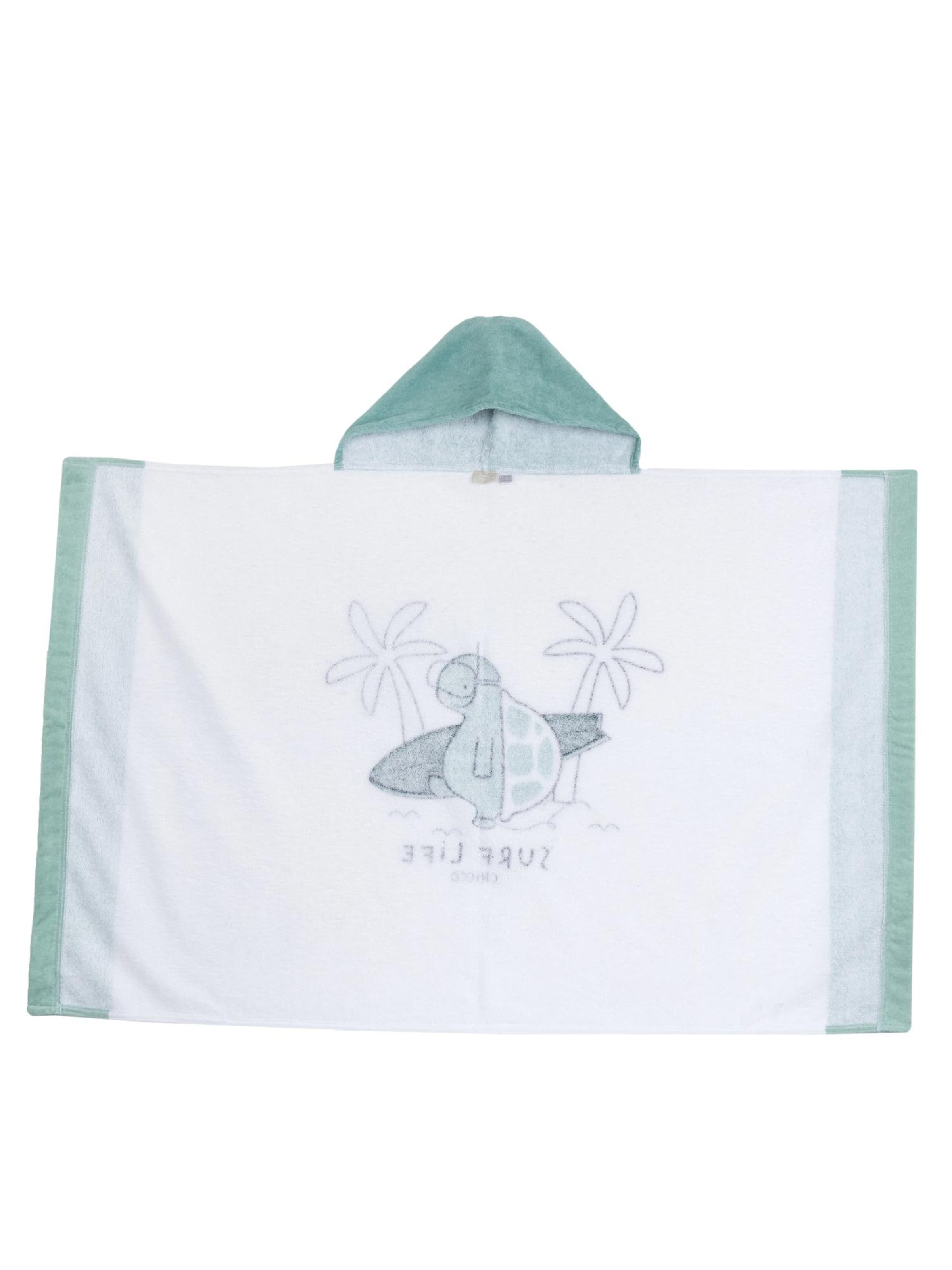 Chicco Fürdőköpeny - fehér: elől