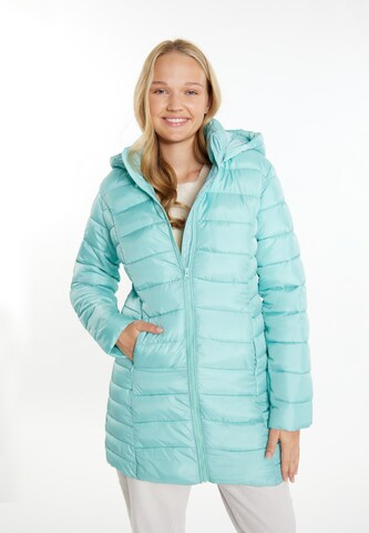 MYMO Between-Season Jacket 'Keepsudry' in Blue: front