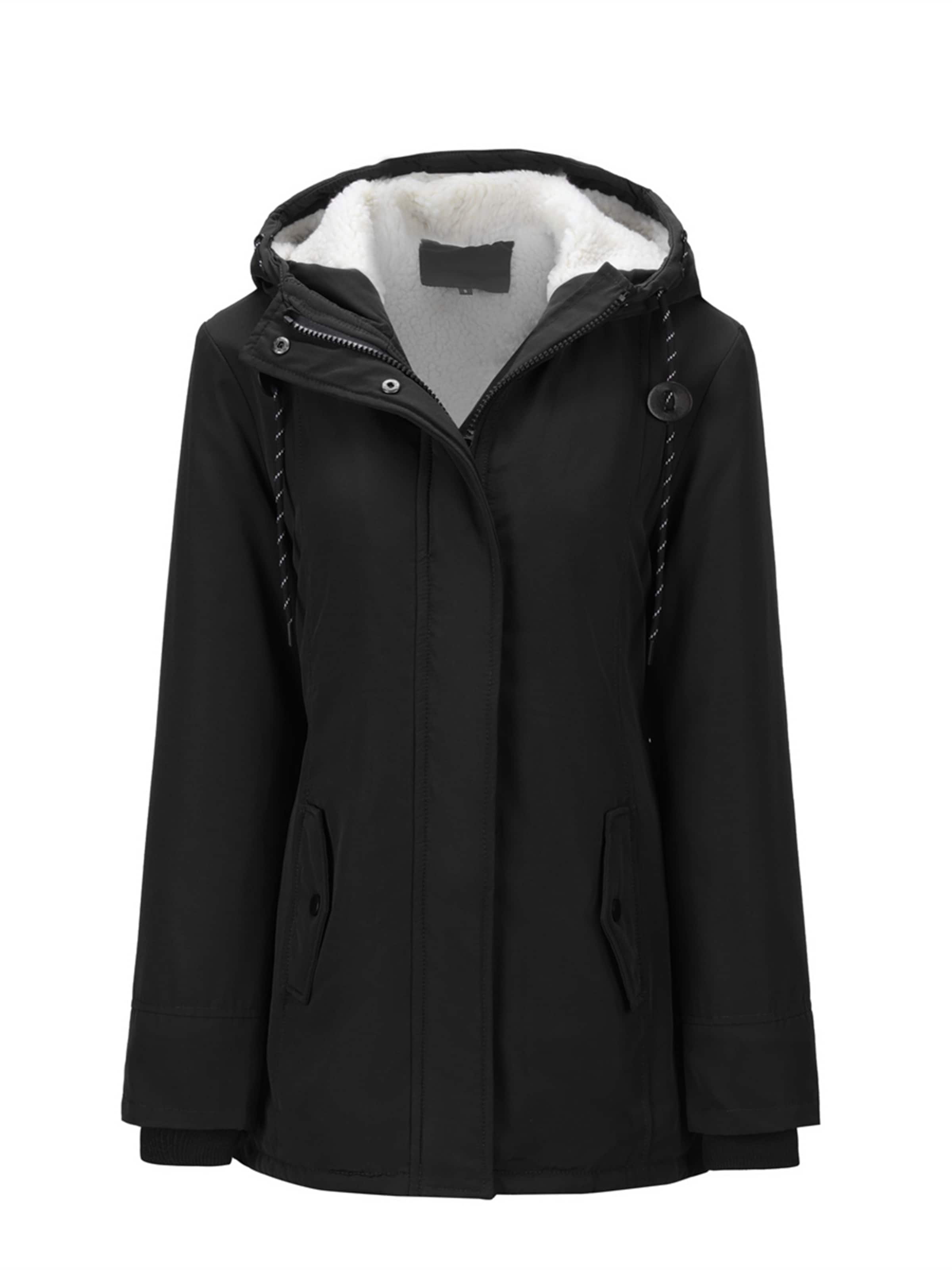 Youthup Winter Jacket in Black: front